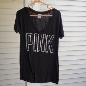 Pink VS Vneck Tshirt